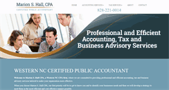 Desktop Screenshot of mhallcpa.com